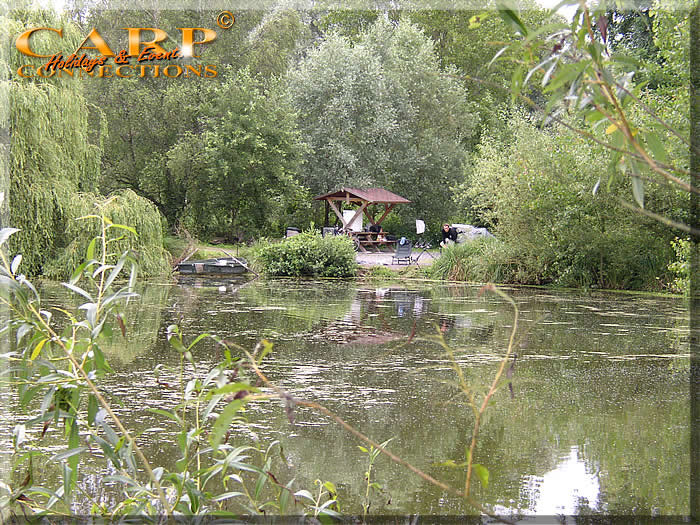 Domaine des Iles: Stek 12 met 1 visser en evt. 1 gratis niet vissende gast